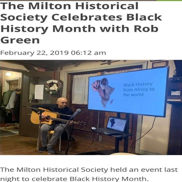 Performing for Black History Month